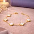 White Clover Bracelet