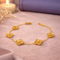 Golden Clover Bracelet